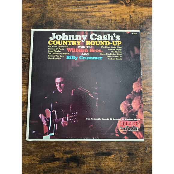 Johnny Cash's Country Round Up w/ Wilburn Bros and Billy Grammer JM-6010 - Picture 1 of 7